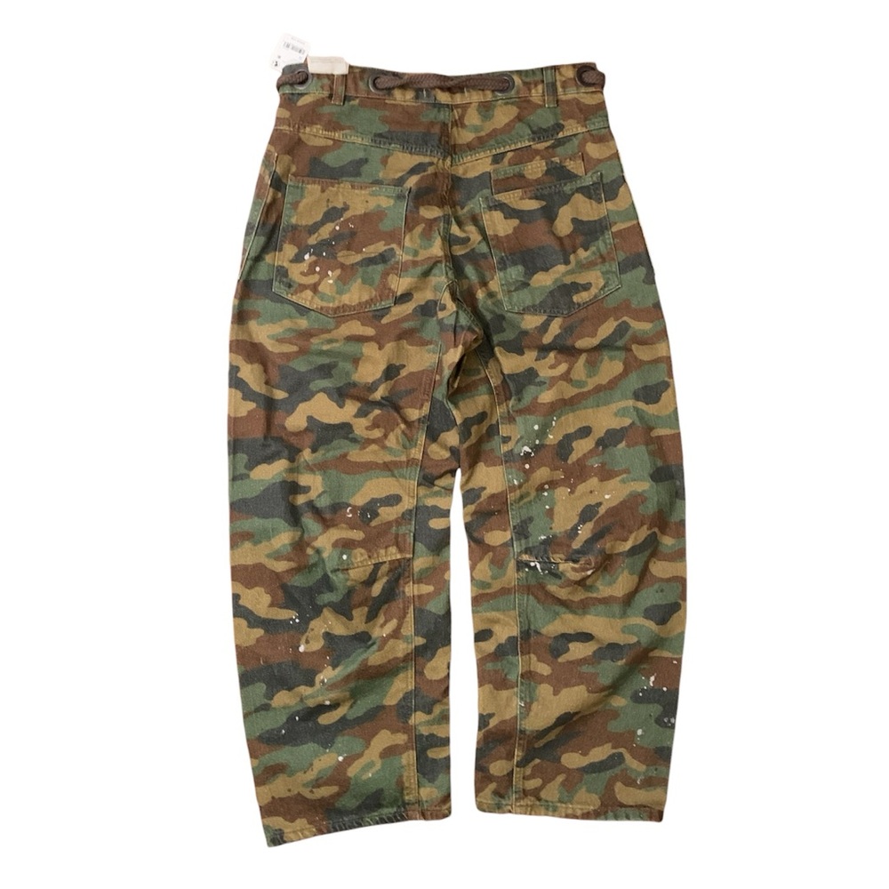 NWT Free People We The Free Moxie Camo Pants Jeans - Picture 5 of 6